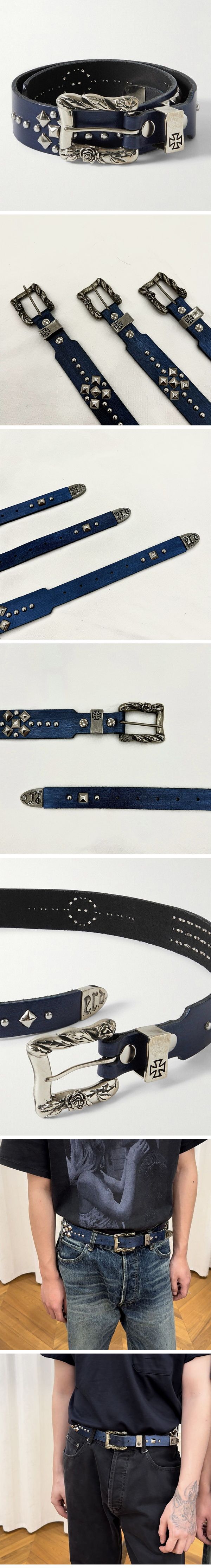 Enfants Riches Deprimes Rose Studded Belt アンファン リッシュ デプリメ ローズ スタッズ ベルト