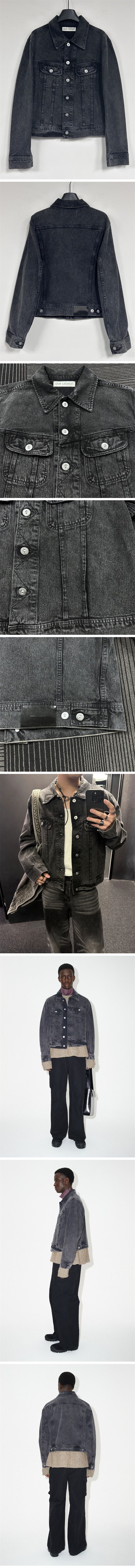 Our Legacy Rodeo Black Denim Jacket アワーレガシ― ロデオ ブラックデニム ジャケット