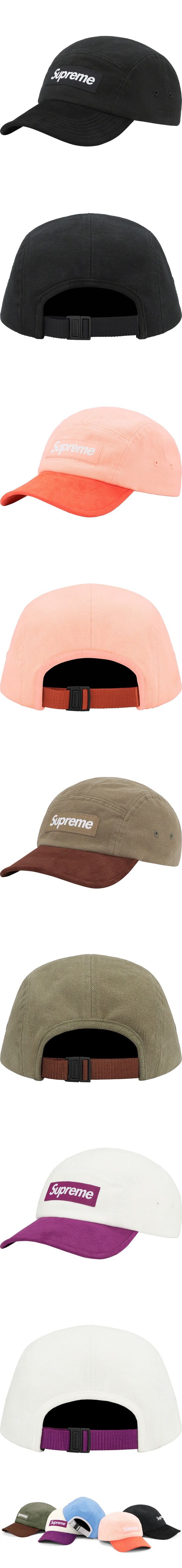 Supreme 23SS Suede Visor Camp Cap スエード バイザー キャンプキャップ