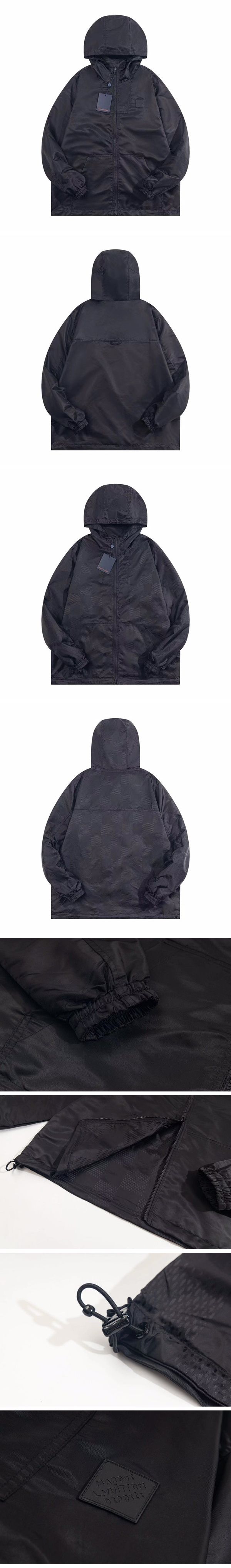 Louis Vuitton Damie Reversible Zip-Up Nylon Jacket ルイヴィトン ダミエ リバーシブル ジップアップ ナイロン ジャケット ブラック