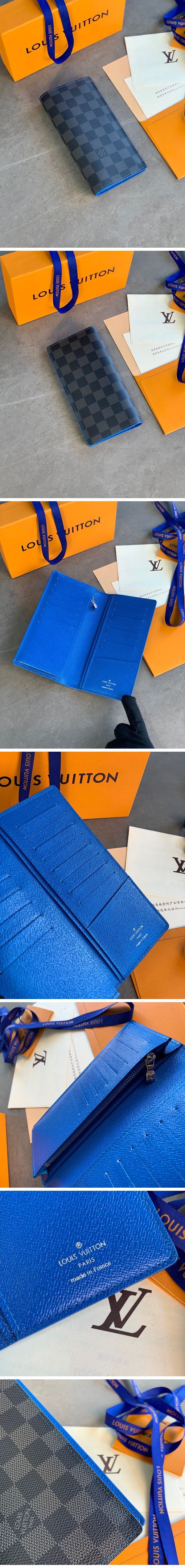 Louis Vuitton Porte Feuille Alexandre Damier Graphite Blue ルイ ヴィトン ダミエ ウォレット グラフィットブルー 長財布 小銭入れ