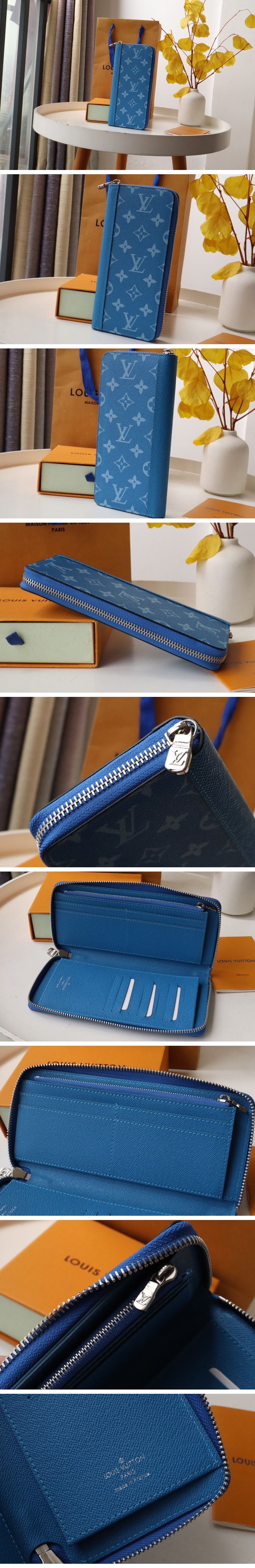 Louis Vuitton Monogram Zippy Wallet Vertical Taigarama ルイヴィトン モノグラム ジッピーウォレット ヴェルティカル タイガラマ