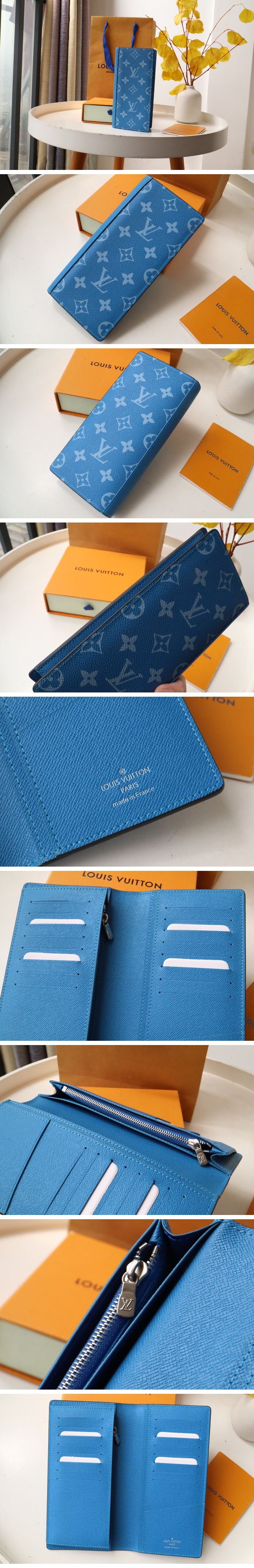 Louis Vuitton Monogram Braza Wallet Vertical Taigarama ルイヴィトン モノグラム ブラザ ウォレット ヴェルティカル タイガラマ