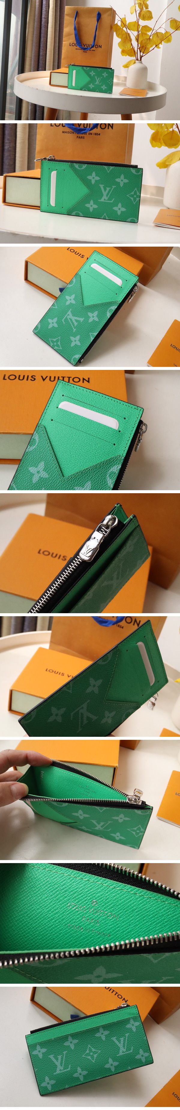 Louis Vuitton Monogram Coin Card Holder Vert ルイ ヴィトン モノグラム コイン カードホルダー ヴェール