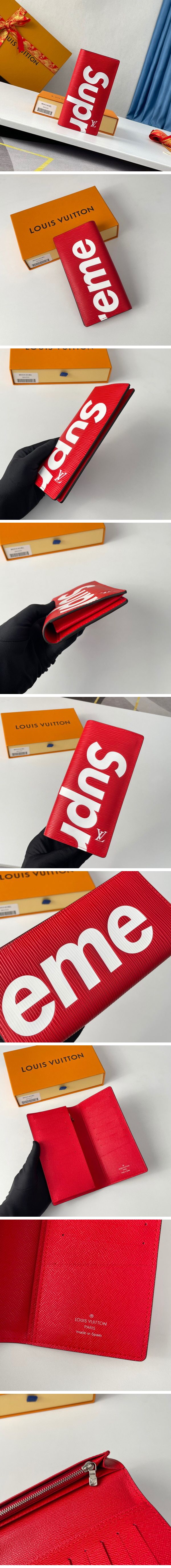 Louis Vuitton x Supreme Braza Wallet Epi Red ルイ ヴィトン × シュプリーム ブラザ ウォレット エピ レッド