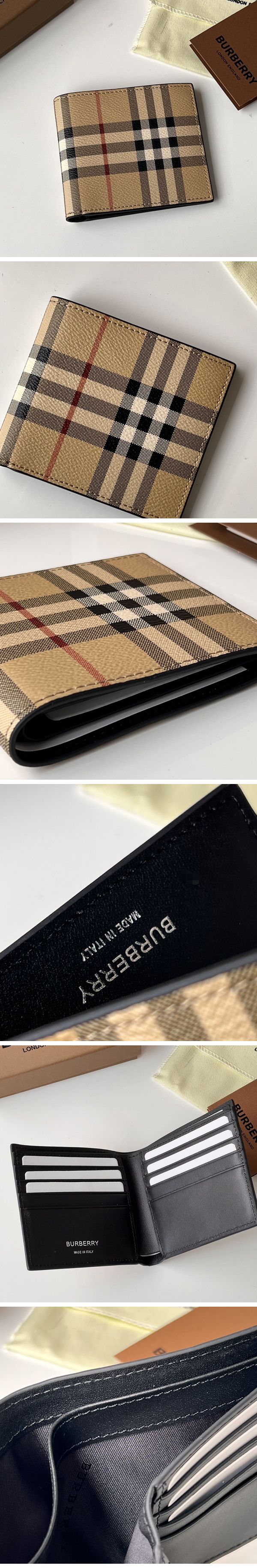 Burberry Check Wallet バーバリー チェック ウォレット 二つ折り財布