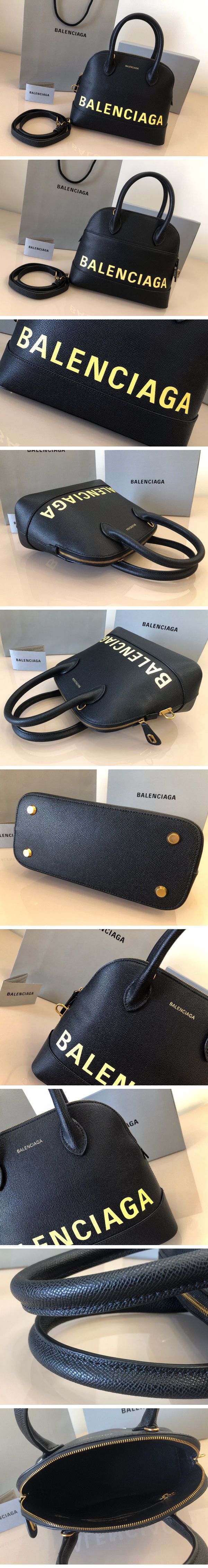 Balenciaga Ville Tote Bag バレンシアガ ヴィル トートバッグ ブラックイエロー