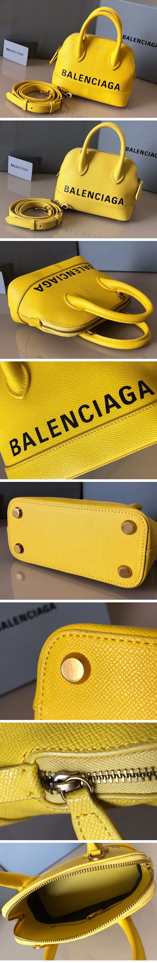 Balenciaga Mini Ville Tote Bag バレンシアガ ミニ ヴィル トートバッグ イエロー