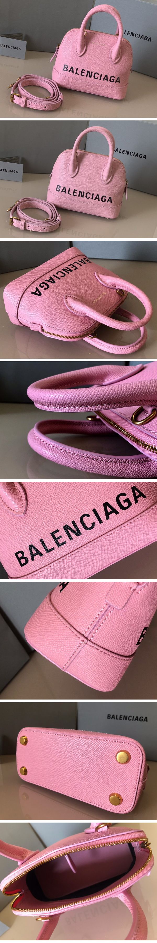 Balenciaga Mini Ville Tote Bag バレンシアガ ミニ ヴィル トートバッグ ピンク