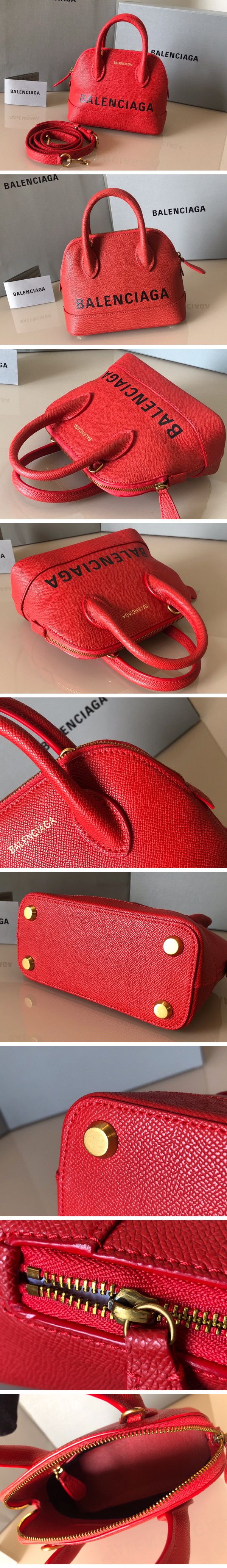 Balenciaga Mini Ville Tote Bag バレンシアガ ミニ ヴィル トートバッグ レッド