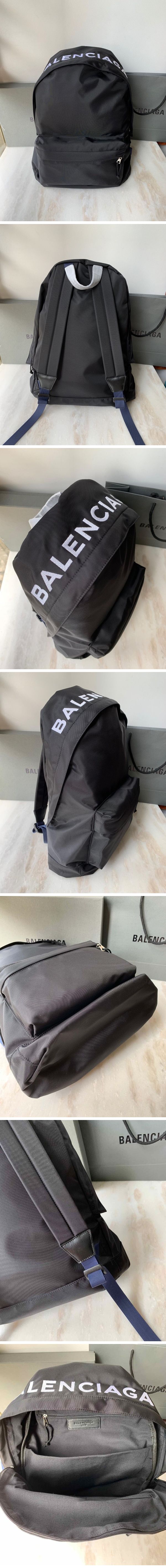 Balenciaga Wheel Logo Backpac Black バレンシアガ ホイール ロゴ バックパック ブラック