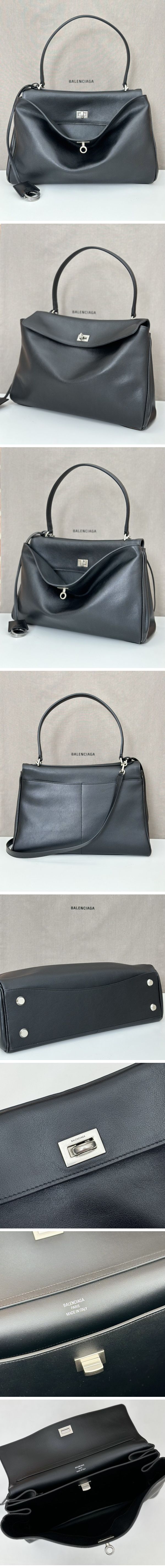 Balenciaga Rodeo Hand Bag バレンシアガ ロデオ ハンドバッグ シルバーブラック