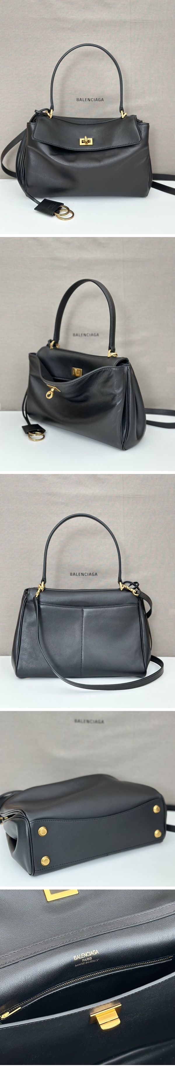 Balenciaga Rodeo Medium Hand Bag バレンシアガ ロデオ ミディアム ハンドバッグ ゴールドブラック