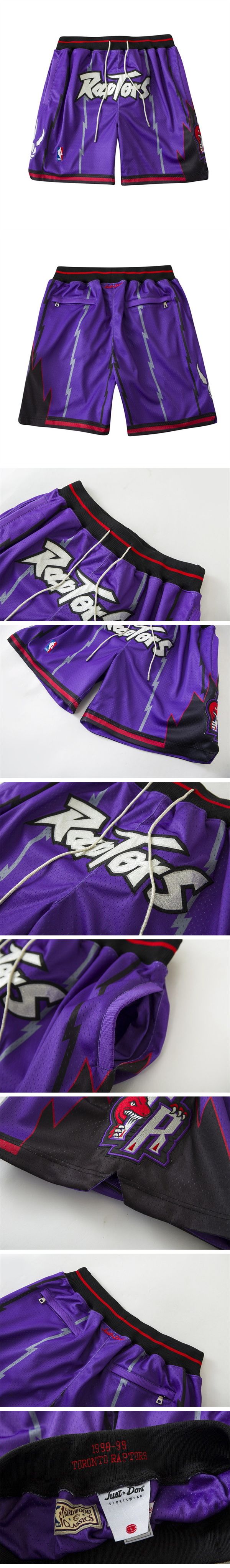 Just Don NBA Toronto Raptors Bascket Ball Shorts ジャスト ドン NBA トロント ラプターズ バスケットボール ショーツ