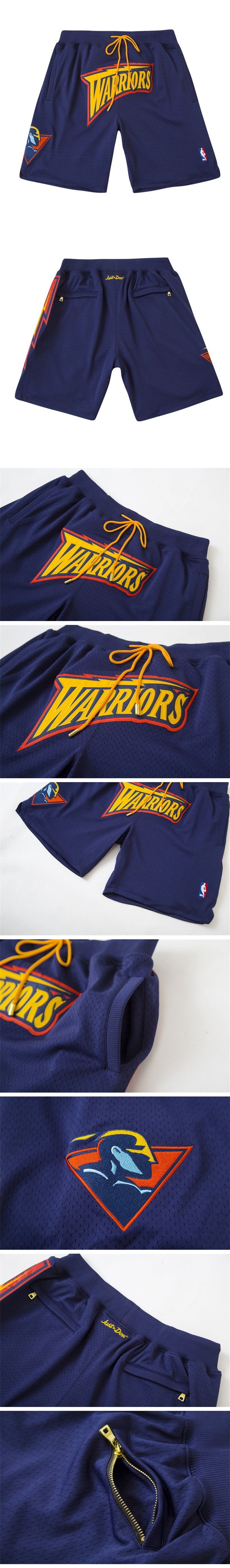 Just Don NBA Golden State Warriors Bascket Ball Shorts ジャスト ドン NBA ゴールデンステート ウォリアーズ バスケットボール ショーツ