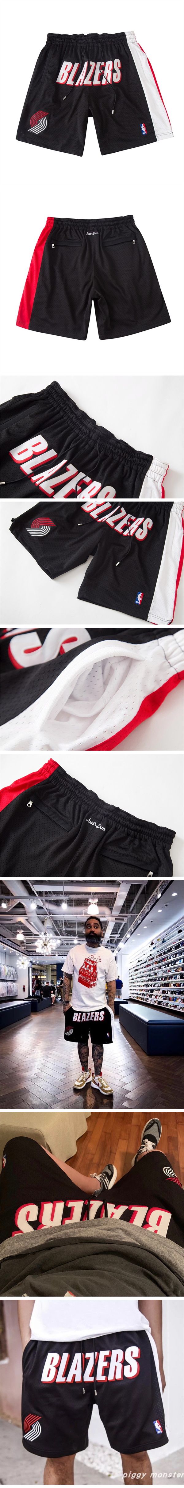 Just Don NBA Portland Trail Blazers Bascket Ball Shorts ジャスト ドン NBA ポートランド トレイル ブレイザーズ バスケットボール ショーツ