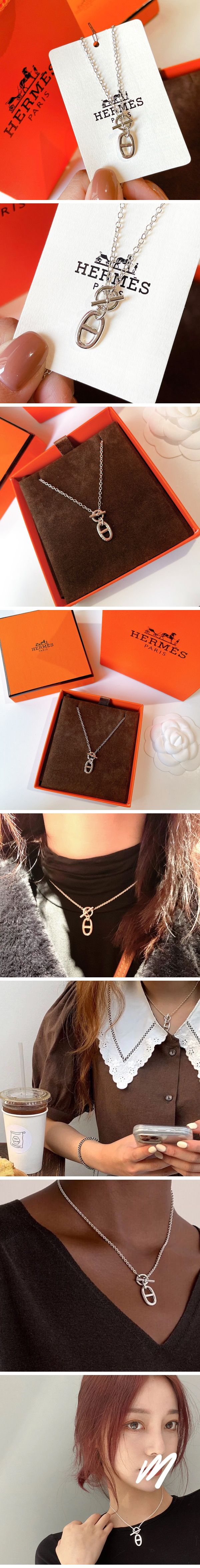 Hermes Chaine d'ancre Pendant Necklace エルメス シェーヌダンクル ペンダント ネックレス