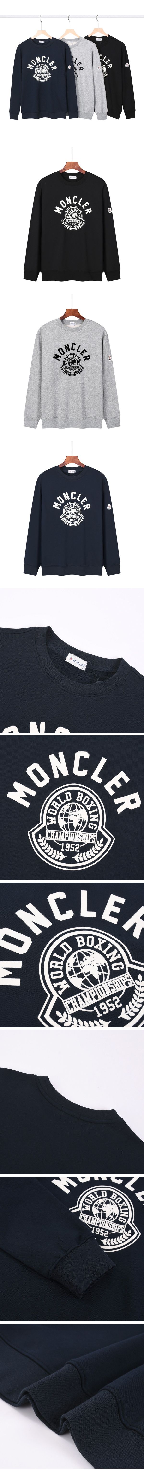 Moncler World Boxing Printed Sweat モンクレール ワールドボクシング プリント スウェット