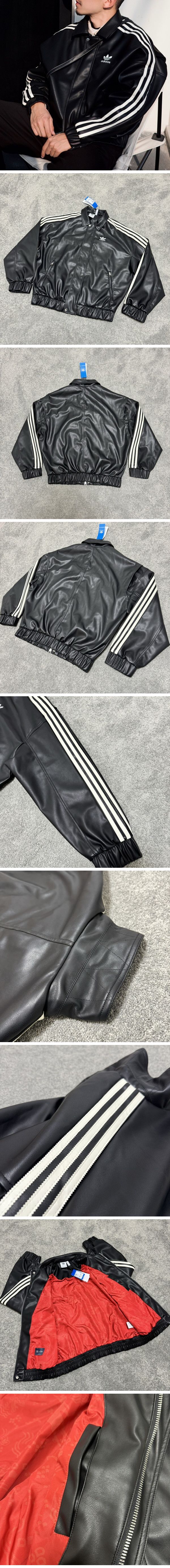 Adidas Originals Adilenium Fake Leather Jacket アディダス オリジナルス アディレニウム フェイク レザージャケット