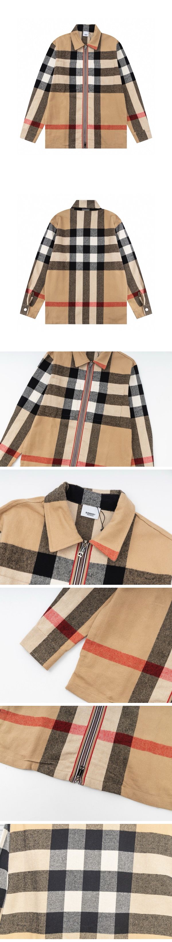 burberry hague Wool Zip-Up Shirts Jacket バーバリー ヘイグ ウール ジップアップ シャツ ジャケット