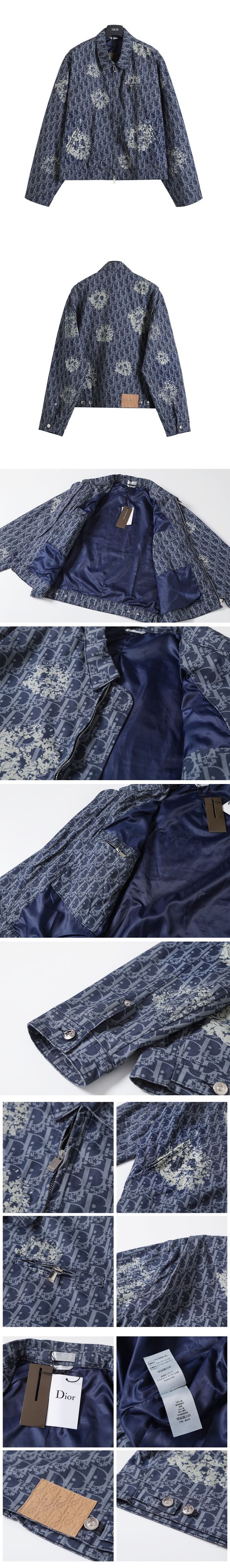 Dior x Denim Tears Zip-Up Jacket ディオール × デニム ティアーズ ジップアップ ジャケット