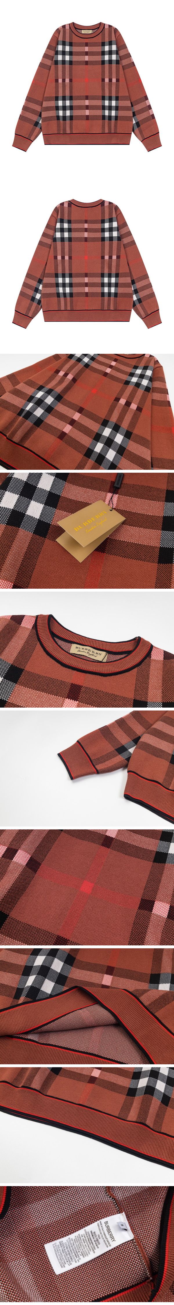 Burberry Check Knit Sweater バーバリー チェック ニット セーター