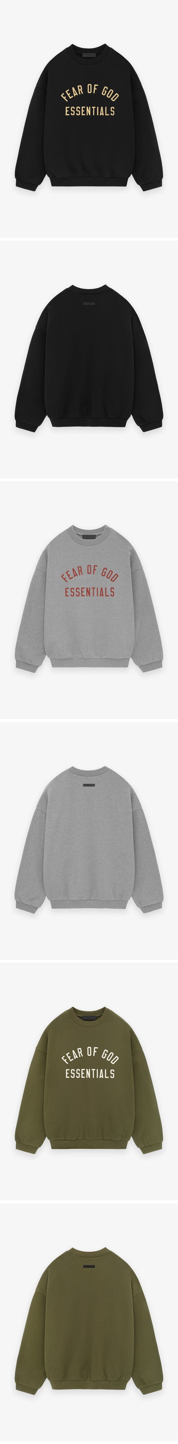 Fear of God Essentials 24FW Arc Logo Sweat Shirts フィアオブゴッド エッセンシャルズ アークロゴ スウェット