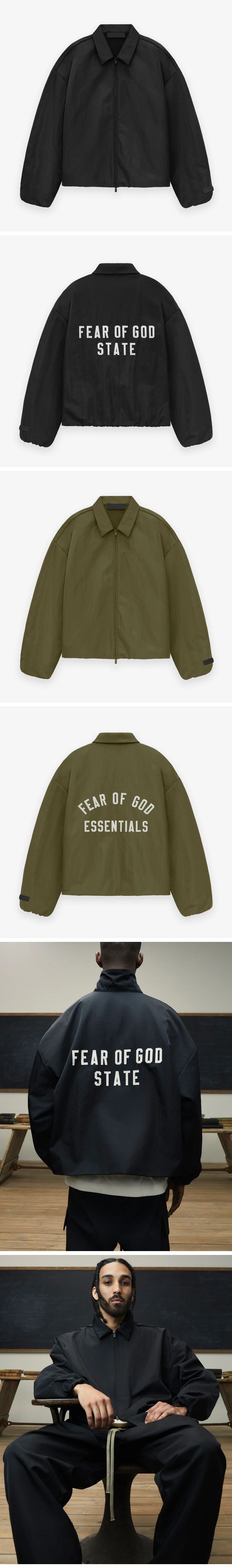 Fear of God Essentials 24FW Arc Logo Nylon Jacket フィアオブゴッド エッセンシャルズ アークロゴ ナイロンジャケット