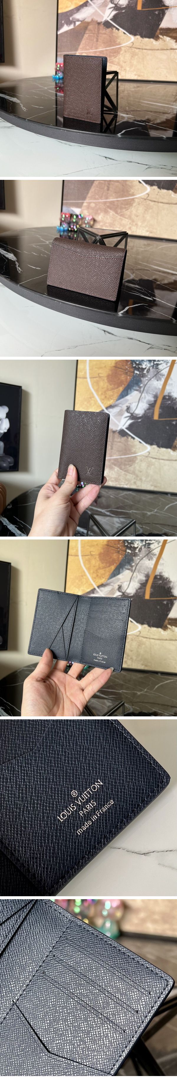 Louis Vuitton Taiga Organizer Do Poshu M81551 ルイヴィトン タイガ オーガナイザー ドゥ ポッシュ ブラウン