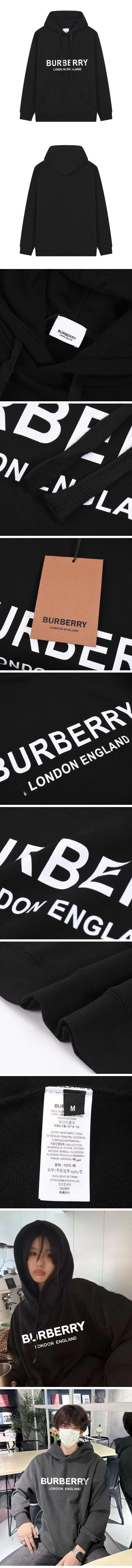 Burberry London England Sweat Parker バーバリー ロンドン イングランド スウェット パーカー ブラック