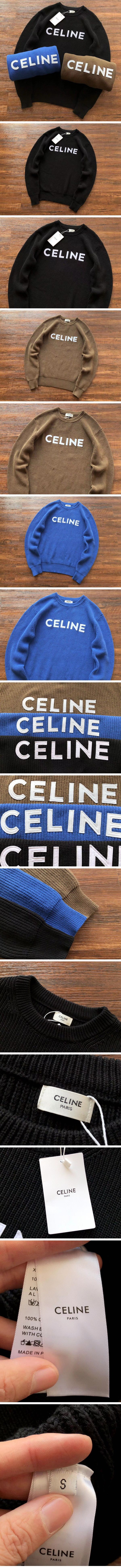 Celine Logo Over Size Knit セリーヌ ロゴ オーバー サイズ ニット