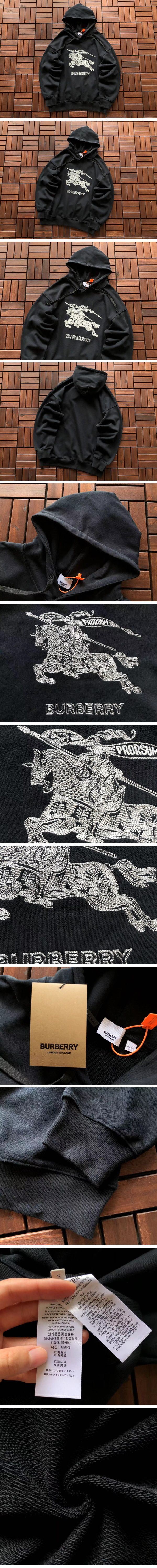 Burberry Embroidery Logo Sweat Parker バーバリー エンブロイダリー ロゴ スウェット パーカー