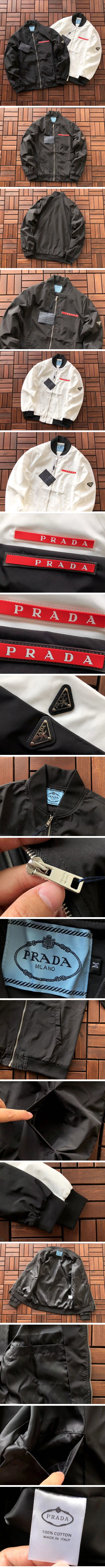 Prada Sport Nylon Triangle Logo Bomber Jacket プラダ スポーツ ナイロン トライアングル ロゴ ボンバー ジャケット