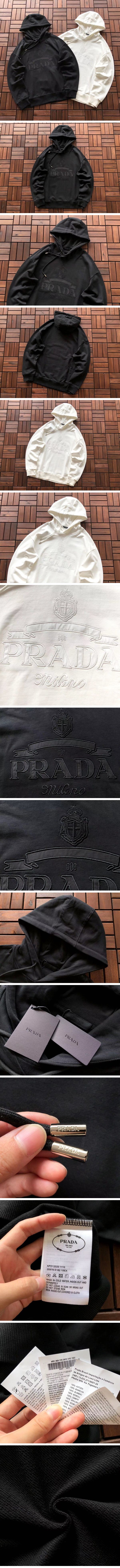 Prada Applique Logo Hoodie プラダ アップリケ ロゴ パーカー