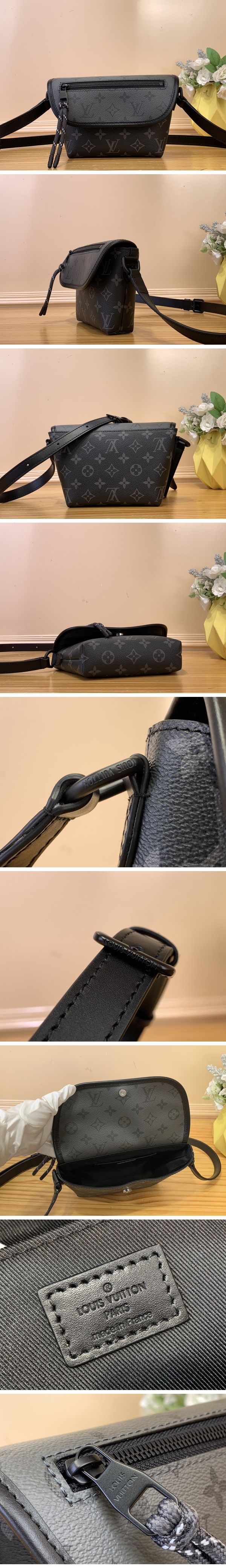 Louis Vuitton Pulse Wearablee Monogram Eclipse Shoulder Bag M12806 ルイヴィトン パルス ウェアラブル モノグラム エクリプス ショルダーバッグ