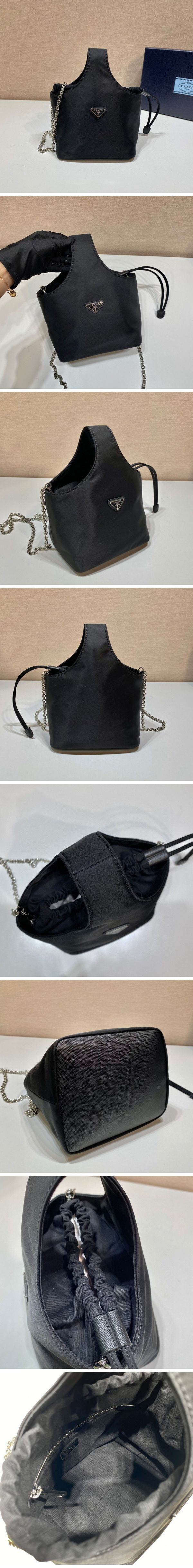 Prada Nylon Triangle Shoulder Hand Bag 1BG036 プラダ ナイロン トライアングル ショルダーハンドバッグ