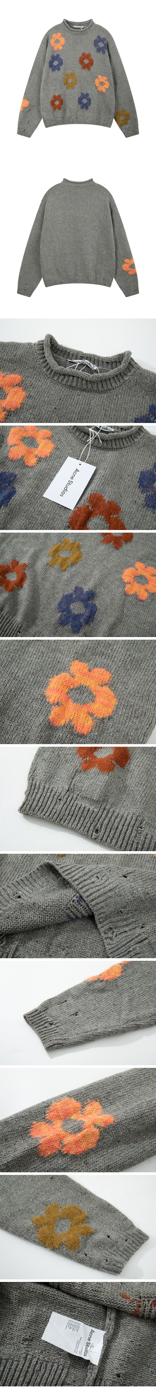 Acne Studios Flower Wool Sweater アクネ ストゥディオズ フラワー ウール セーター