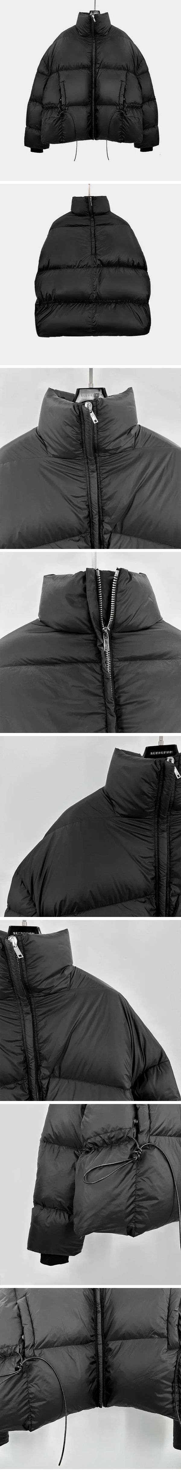 Rick Owens Black Porterville Sail Down Jacket リックオウエンス ブラック ポーターヴィル セイル ダウンジャケット