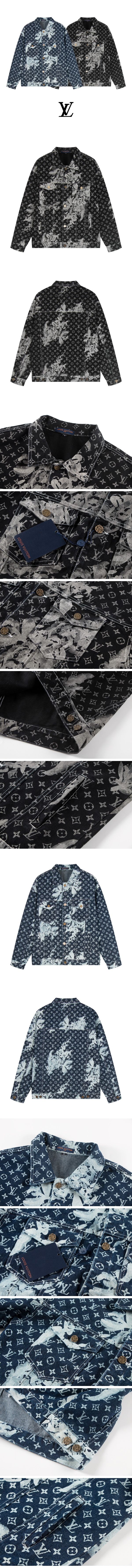 Louis Vuitton Monogram Print Denim Jacket ルイヴィトン モノグラム プリンテッド デニムジャケット