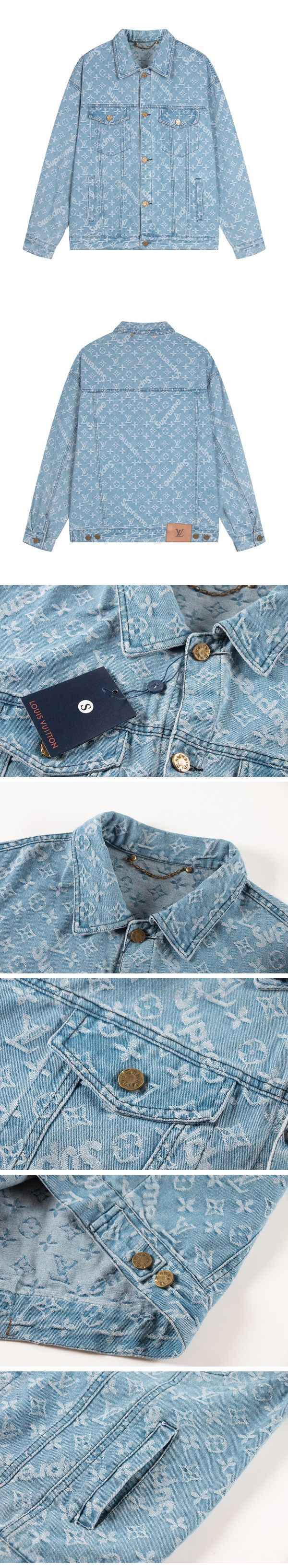 Supreme x Louis Vuitton Jacquard Denim Trucker Jacket スプリーム x ルイヴィトン ジャカード デニム トラッカー ジャケット