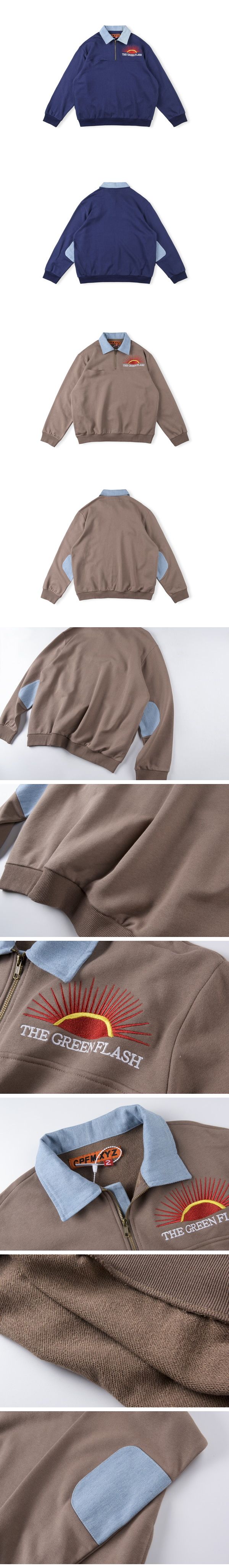 CPFM Flash Denim Half Zip Fleece カクタスプラントフリーマーケット フラッシュ デニム ハーフ ジップ フリース