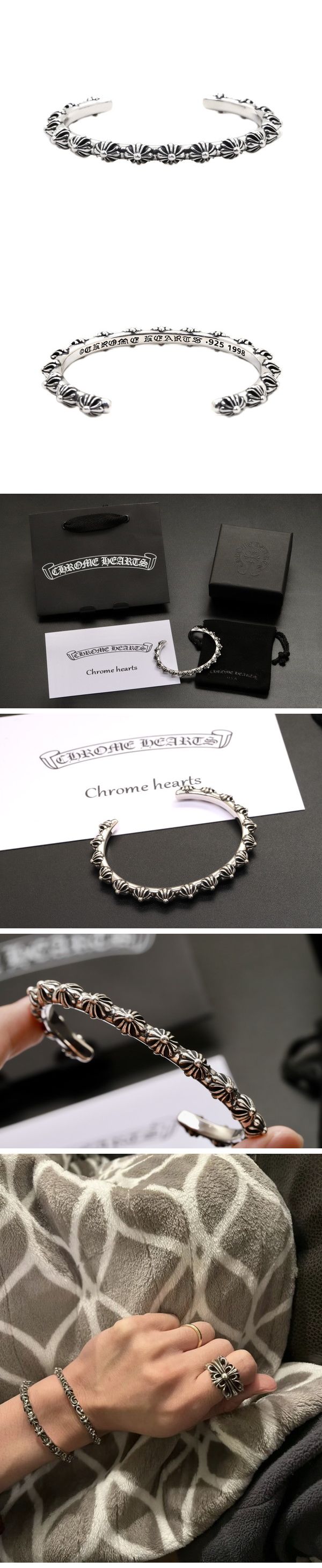 Chrome Hearts CH Cross Bangle クロムハーツ CHクロス バングル