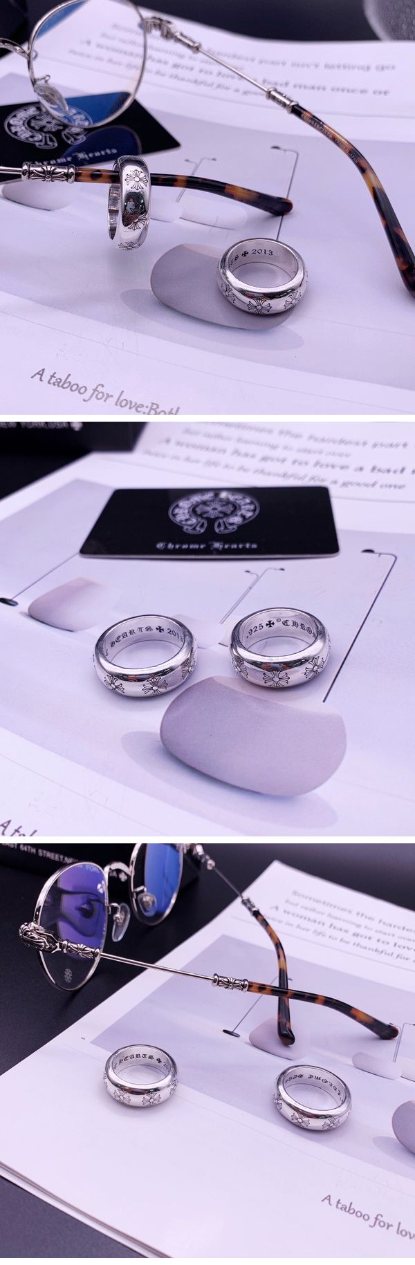 N級 Chrome Hearts SV925 CH Cross Ring クロムハーツ シルバー925 CH クロス リング