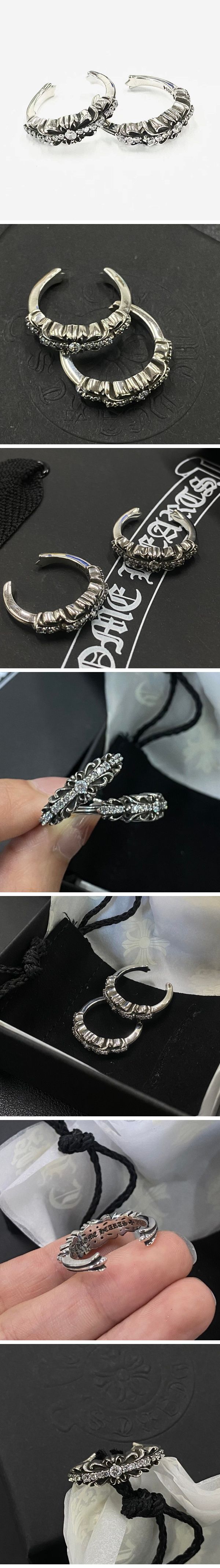 N級 Chrome Hearts SV925 Stone Classic Ring クロムハーツ シルバー925 ストーン クラシック リング