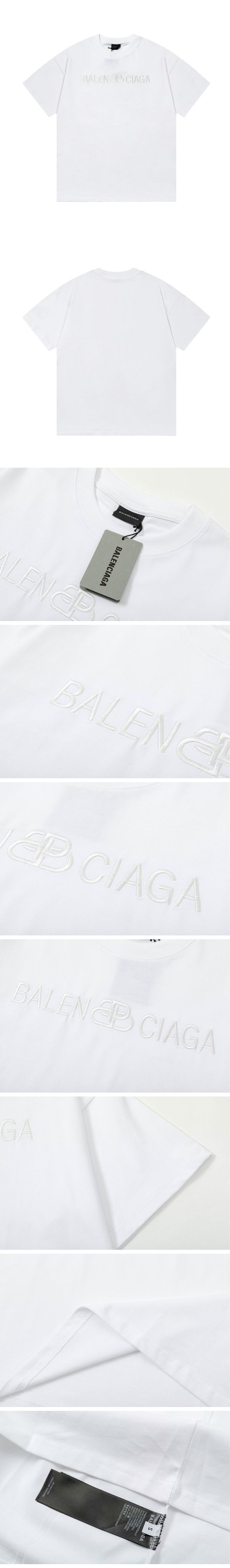 Balenciaga BB Logo Tee バレンシアガ BB ロゴ Tシャツ ホワイト