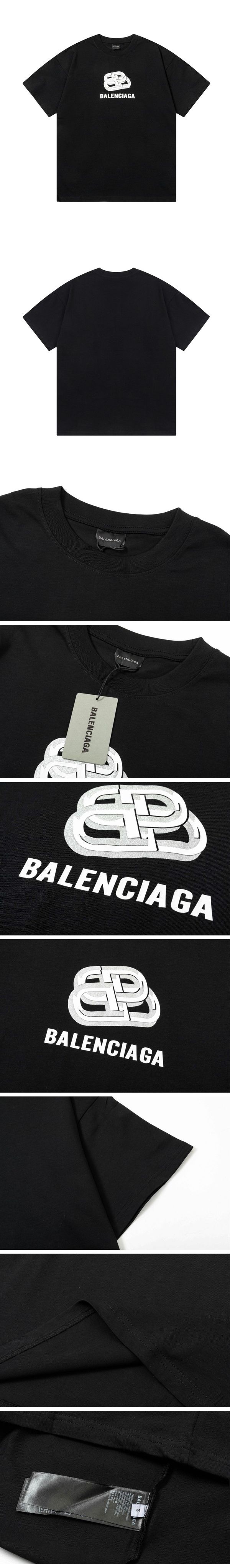 Balenciaga 3D BB Logo Tee バレンシアガ 3D BB ロゴ Tシャツ ブラック