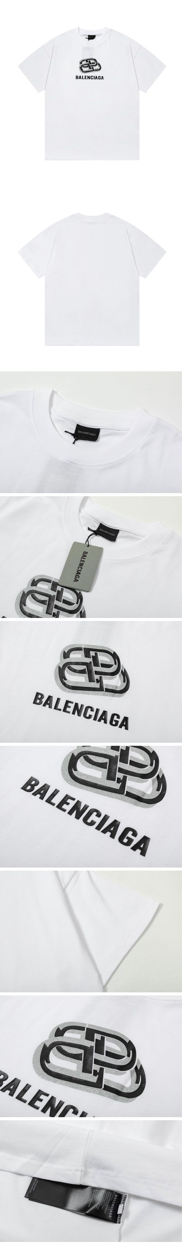 Balenciaga 3D BB Logo Tee バレンシアガ 3D BB ロゴ Tシャツ ホワイト