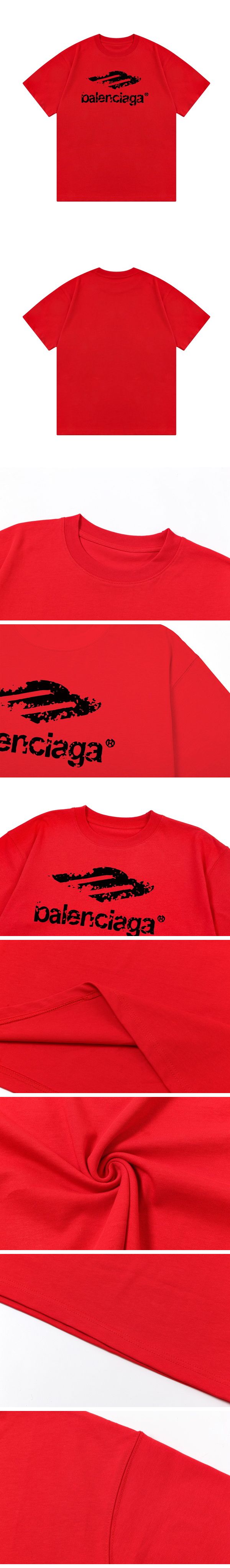 Balenciaga Vintage Logo Print Tee バレンシアガ ヴィンテージ ロゴ プリント Tシャツ レッド