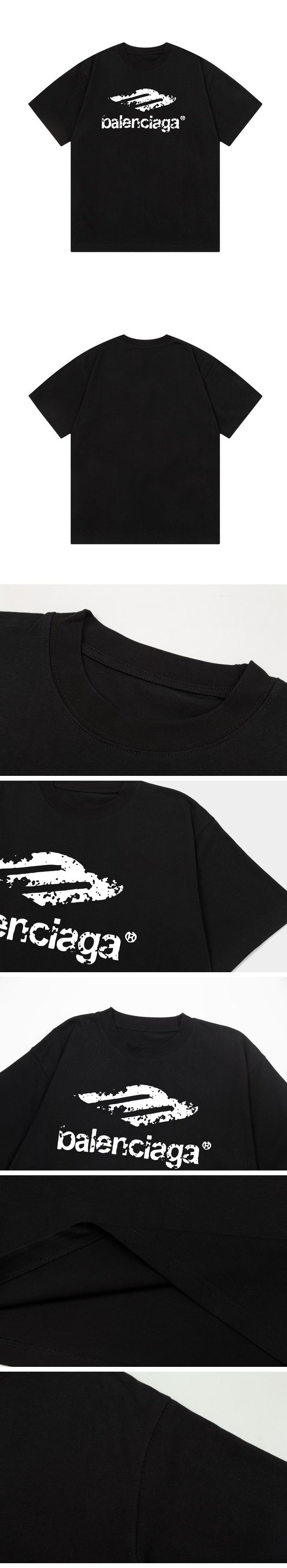 Balenciaga Vintage Logo Print Tee バレンシアガ ヴィンテージ ロゴ プリント Tシャツ ブラック