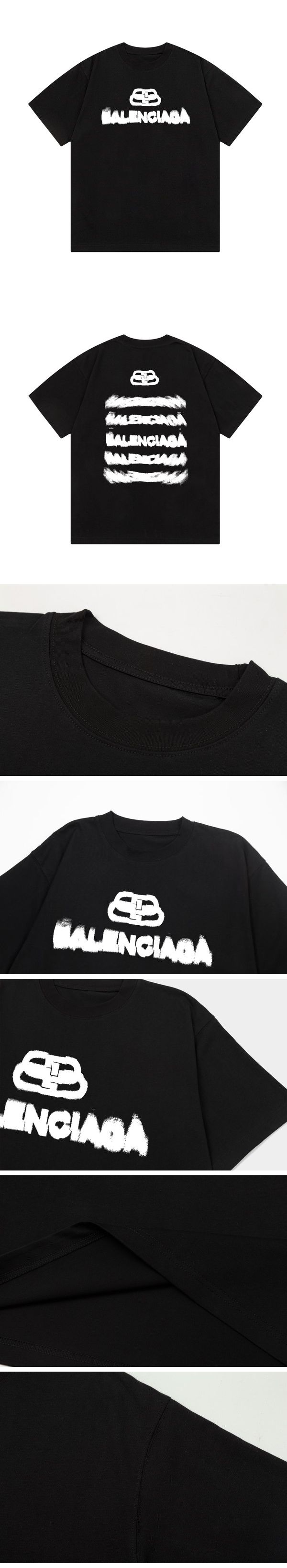 Balenciaga BB Graphic Logo Tee バレンシアガ BB グラフィック ロゴ Tシャツ ブラック